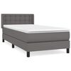 vidaXL &Kappa;&rho;&epsilon;&beta;ά&tau;&iota; Boxspring &mu;&epsilon; &Sigma;&tau;&rho;ώ&mu;&alpha; &Gamma;&kappa;&rho;&iota; 90x200 &epsilon;&kappa;. &alpha;&pi;ό &Sigma;&upsilon;&nu;&theta;&epsilon;&tau;&iota;&kappa;ό &Delta;έ&rho;&mu;&alpha;