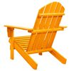 vidaXL Καρέκλα Κήπου Adirondack Πορτοκαλί Μασίφ Ξύλο Ελάτης
