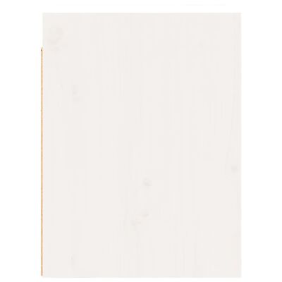 vidaXL Ντουλάπι Τοίχου Λευκό 30 x 30 x 40 εκ. από Μασίφ Ξύλο Πεύκου