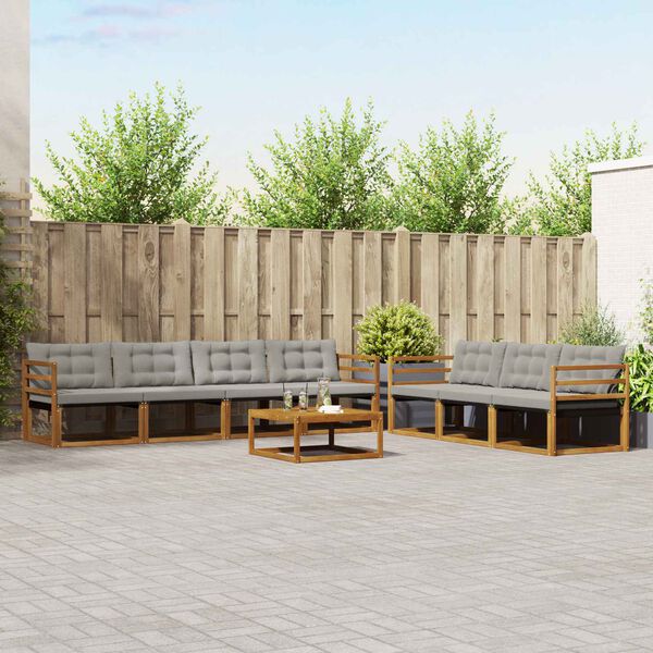 vidaXL &Sigma;&epsilon;&iota;&rho;ά &Kappa;&alpha;&nu;&alpha;&pi;έ &Epsilon;&xi;&omega;&tau;&epsilon;&rho;&iota;&kappa;&omicron;ύ 8 pcs &Phi;&upsilon;&sigma;&iota;&kappa;ό &kappa;&alpha;&iota; &Alpha;&nu;&omicron;&iota;&chi;&tau;ό &Gamma;&kappa;&rho;&iota;