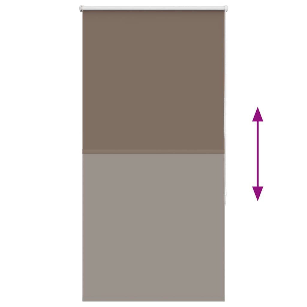 vidaXL Ρολέρ Μπλακάουτ Coffee 75x130 εκ. Πλάτος υφάσματος 70,7 εκ.
