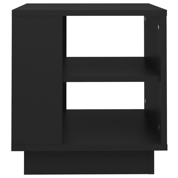 vidaXL Τραπεζάκι Σαλονιού Μαύρο 40x40x43 εκ. από Επεξεργασμένο Ξύλο