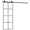 vidaXL Συρόμενη Πόρτα με Μηχανισμό 76x205 εκ. Γυαλί ESG & Αλουμίνιο