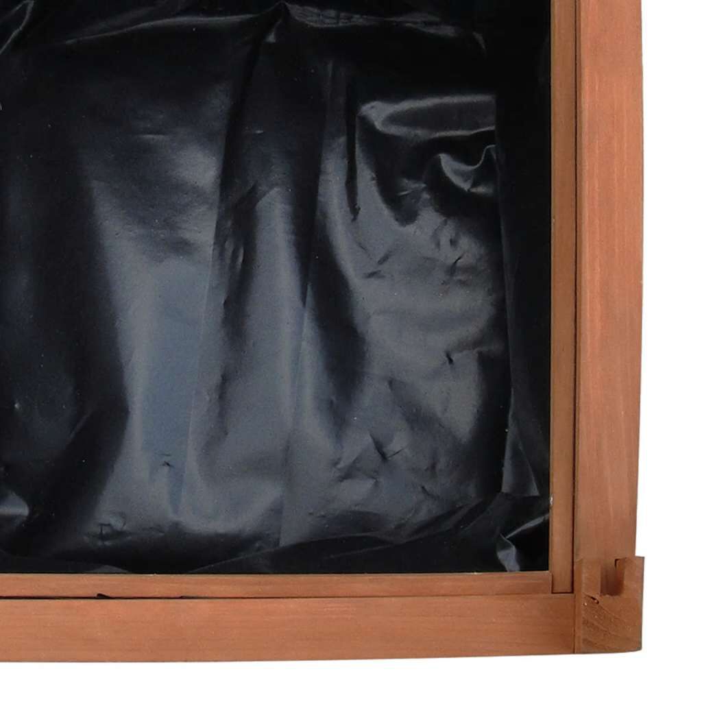vidaXL Ζαρντινιέρες Υπερυψωμένες 2 τεμ. 50 x 50 x 50 εκ. Ξύλο Ελάτης