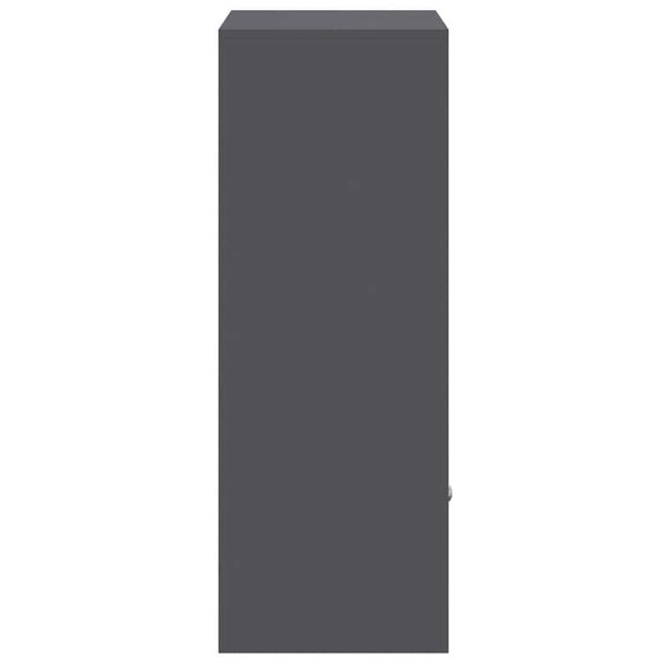 vidaXL Θυρίδα Πακέτων Ανθρακί 41 x 38 x 103 εκ Ατσάλι