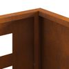vidaXL Φωτιά Καφέ 50 x 30 x 40 εκ. Ατσάλι σκληρυθέν στον αέρα