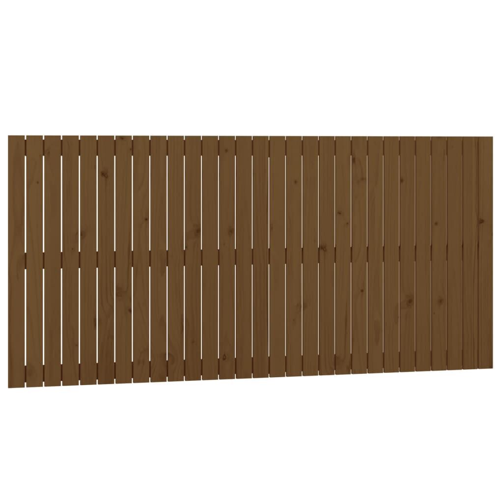 vidaXL Κεφαλάρι Τοίχου Μελί 185x3x90 εκ. από Μασίφ Ξύλο Πεύκου