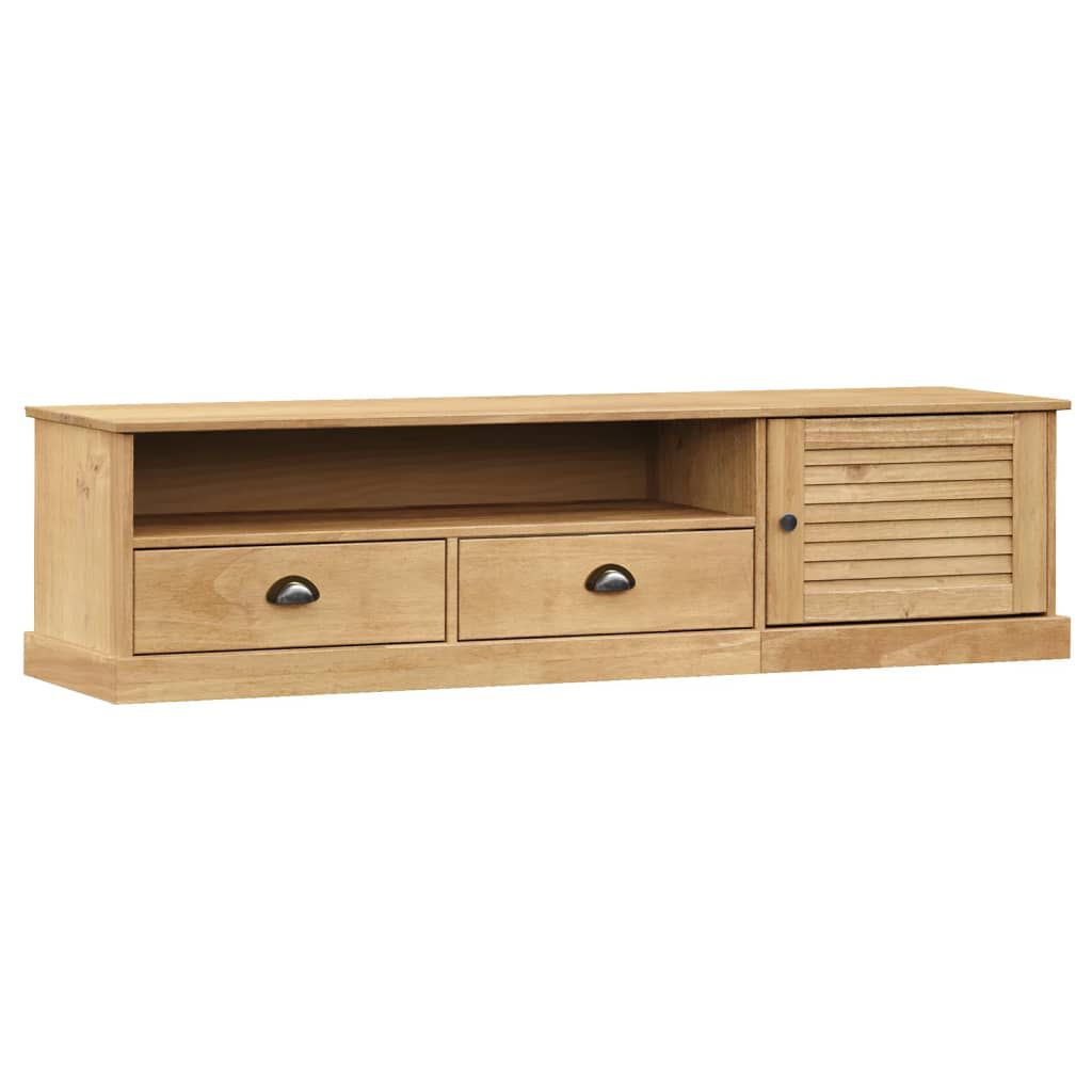 vidaXL Έπιπλο Τηλεόρασης VIGO 156 x 40 x 40 εκ. από Μασίφ Ξύλο Πεύκου