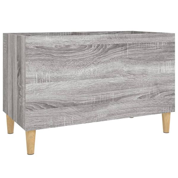 vidaXL Δισκοθήκη Γκρι Sonoma 74,5 x 38 x 48 εκ. από Επεξεργασμένο Ξύλο