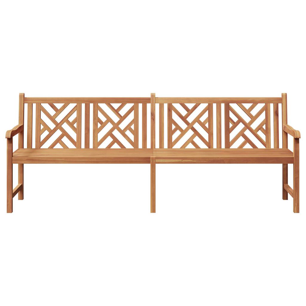 vidaXL Παγκάκι κήπου Καφέ 228 x 60 x 90 εκ Μασίφ ξύλο teak