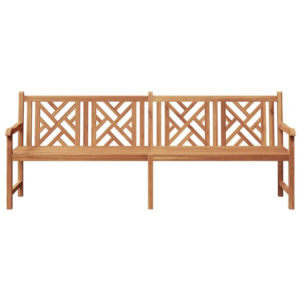 vidaXL Παγκάκι κήπου Καφέ 228 x 60 x 90 εκ Μασίφ ξύλο teak