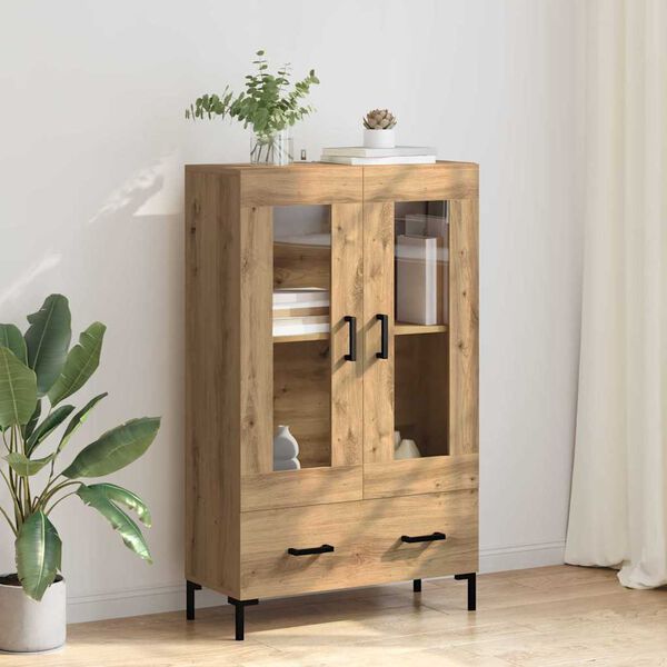 vidaXL Highboard Artisan Oak 69,5 x 31 x 115 &epsilon;&kappa;. &Epsilon;&pi;&epsilon;&xi;&epsilon;&rho;&gamma;&alpha;&sigma;&mu;έ&nu;&omicron; &xi;ύ&lambda;&omicron;