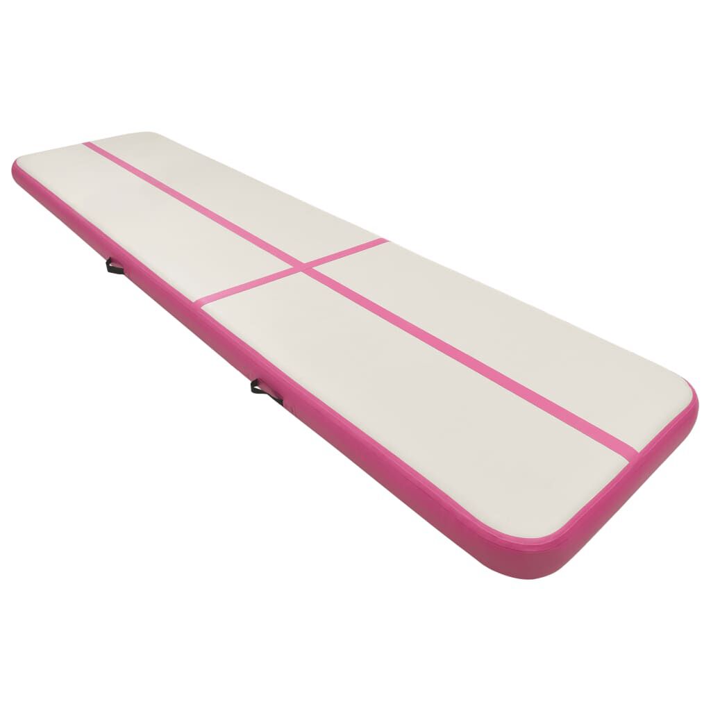 vidaXL Στρώμα Ενόργανης Φουσκωτό Ροζ 700 x 100 x 20 εκ. PVC με Τρόμπα