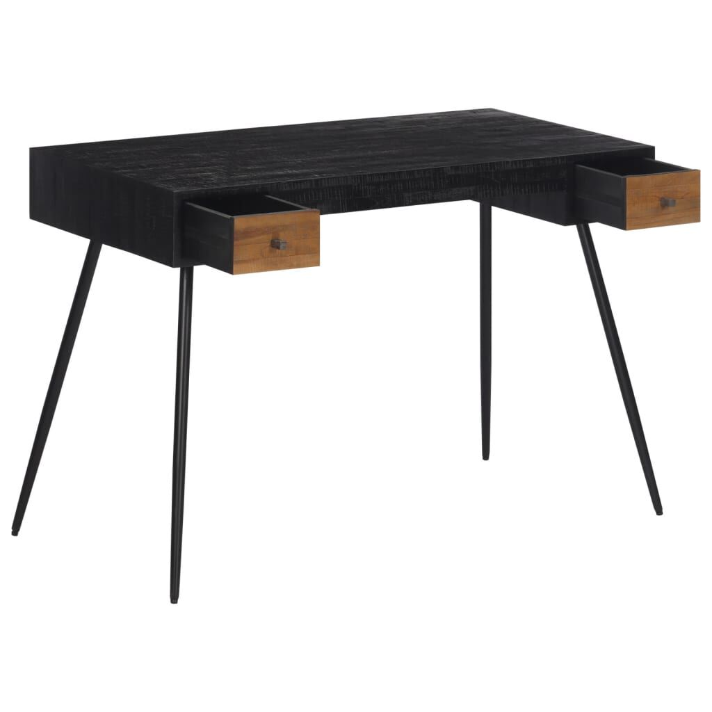 vidaXL Γραφείο 117 x 56,5 x 75 εκ. από Μασίφ Ανακυκλωμένο Teak