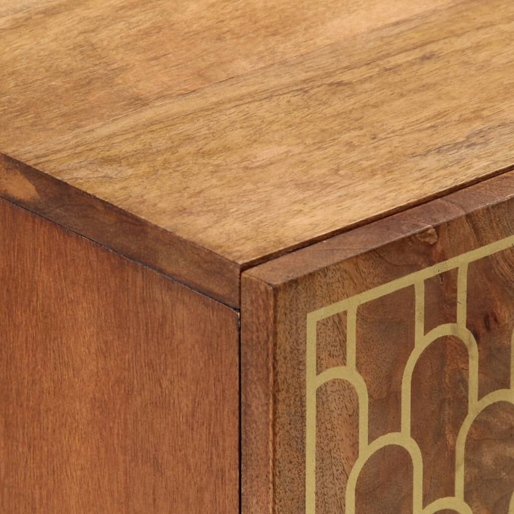 vidaXL Έπιπλο Τηλεόρασης 105 x 33 x 46 εκ. από Μασίφ Ξύλο Μάνγκο
