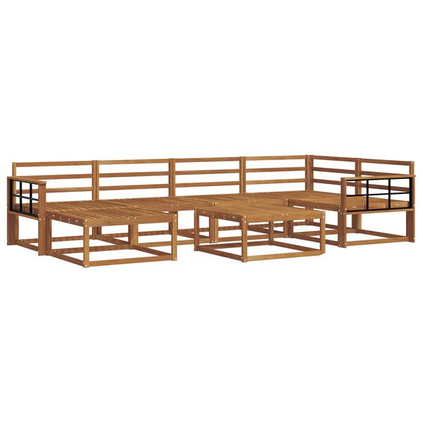 vidaXL &Sigma;&epsilon;&iota;&rho;ά &Kappa;&alpha;&nu;&alpha;&pi;έ &Epsilon;&xi;&omega;&tau;&epsilon;&rho;&iota;&kappa;&omicron;ύ 7 pcs &Phi;&upsilon;&sigma;&iota;&kappa;ό &Sigma;&tau;&epsilon;&rho;&epsilon;ό &Xi;ύ&lambda;&omicron; &Alpha;&kappa;&alpha;&kappa;ί&alpha;&sigmaf;