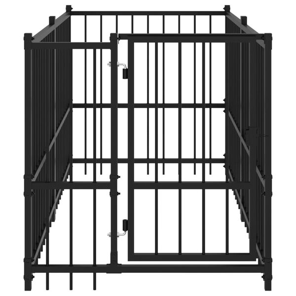 vidaXL &Kappa;&lambda;&omicron;&upsilon;&beta;ί &Sigma;&kappa;ύ&lambda;&omicron;&upsilon; &Mu;&alpha;ύ&rho;&omicron; 193,5 x 97 x 100 &epsilon;&kappa;. &Alpha;&tau;&sigma;ά&lambda;&iota;&nu;&omicron;