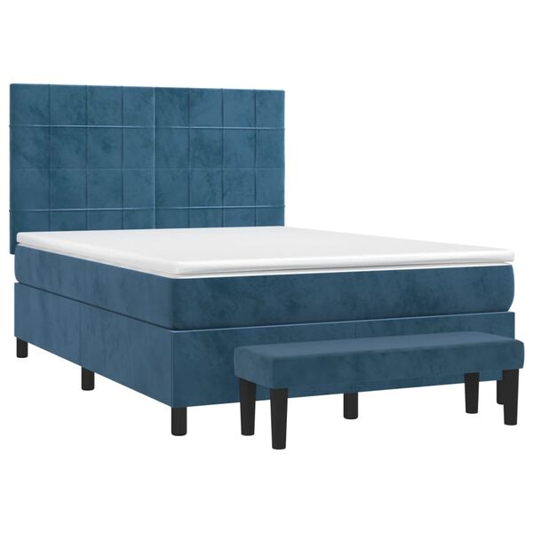 vidaXL &Kappa;&rho;&epsilon;&beta;ά&tau;&iota; Boxspring &mu;&epsilon; &Sigma;&tau;&rho;ώ&mu;&alpha; &Sigma;&kappa;&omicron;ύ&rho;&omicron; &Mu;&pi;&lambda;&epsilon; 140x200 &epsilon;&kappa;. &Beta;&epsilon;&lambda;&omicron;ύ&delta;&iota;&nu;&omicron;
