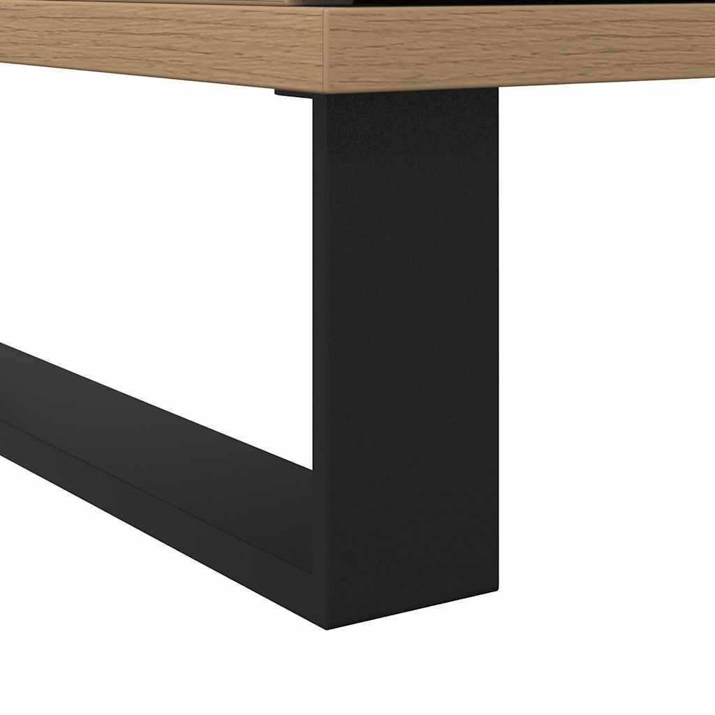 vidaXL Ντουλάπι μπάνιου Δρυς τεχνίτης 30x30x100 cm Κατασκευασμένο ξύλο