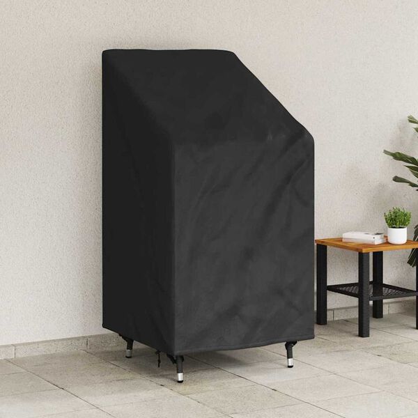 vidaXL Κάλυμμα Κήπου για Καρέκλα Μαύρο 70 x 70 x 85 / 125 cm Ύφασμα 420D