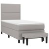 vidaXL &Kappa;&rho;&epsilon;&beta;ά&tau;&iota; Boxspring &mu;&epsilon; &Sigma;&tau;&rho;ώ&mu;&alpha; &Alpha;&nu;&omicron;&iota;&chi;&tau;ό &Gamma;&kappa;&rho;&iota; 90x200 &epsilon;&kappa;. &Upsilon;&phi;&alpha;&sigma;&mu;ά&tau;&iota;&nu;&omicron;