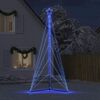 vidaXL Χριστουγεννιάτικο δέντρο LED 615 LED μπλε 404,5 εκ.