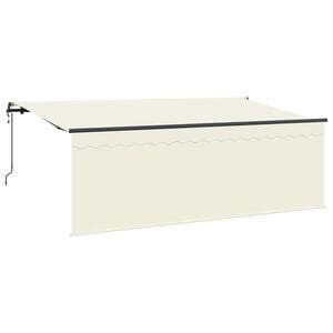 vidaXL &Alpha;&nu;&alpha;&delta;&iota;&pi;&lambda;&omicron;ύ&mu;&epsilon;&nu;&eta; &tau;έ&nu;&tau;&alpha; &Kappa;&rho;&epsilon;&mu; 350 x 200 cm &Pi;&omicron;&lambda;&upsilon;&epsilon;&sigma;&tau;έ&rho;&alpha;&sigmaf; &kappa;&alpha;&iota; &Alpha;&lambda;&omicron;&upsilon;&mu;ί&nu;&iota;&omicron;