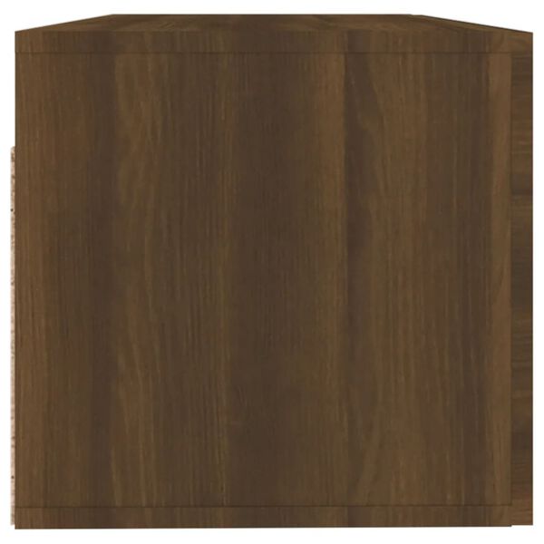 vidaXL Ντουλάπι Τοίχου Καφέ Δρυς 100x36,5x35 εκ. Επεξεργασμένο Ξύλο