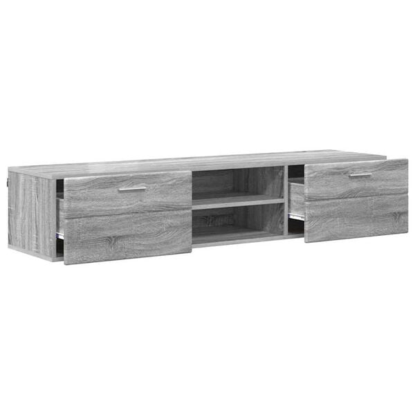 vidaXL Ντουλάπι TV Γκρι sonoma 150 x 39 x 30 εκ Επεξεργασμένο ξύλο