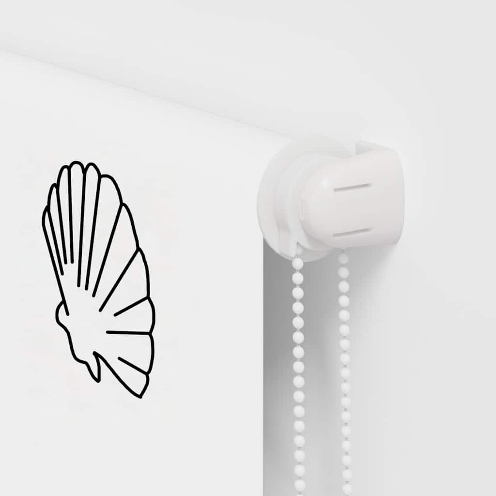 vidaXL Κουρτίνα Μπάνιου Ρολό 130x240 εκ. Πλάτος υφάσματος 126 εκ.