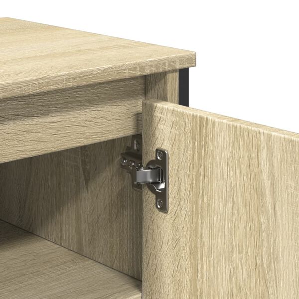 vidaXL Ντουλάπι Νιπτήρα Μπάνιου Sonoma Δρυς 91x35x60 εκ. Επεξ. Ξύλο