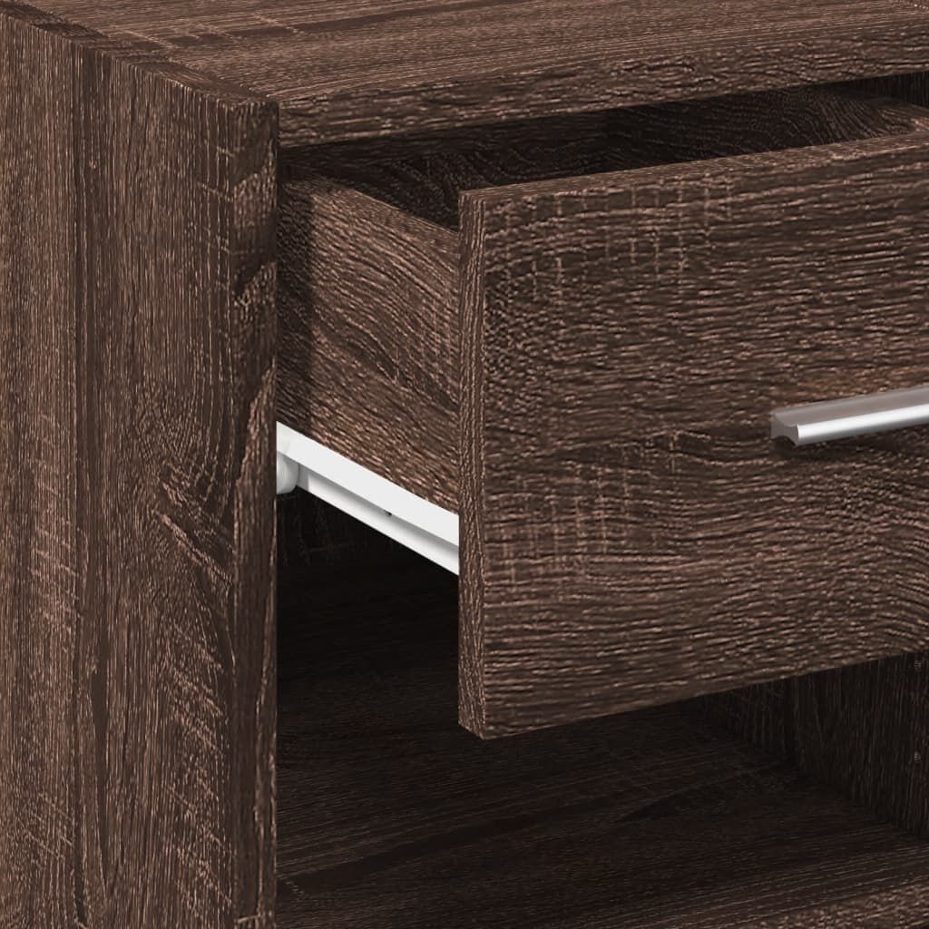 vidaXL Ντουλάπι Καφέ Δρυς 40x42,5x93 εκ. Επεξεργασμένο Ξύλο