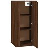 vidaXL Έπιπλο Τηλεόρασης Επιτοίχιο Καφέ Δρυς 40x34,5x80 εκ.