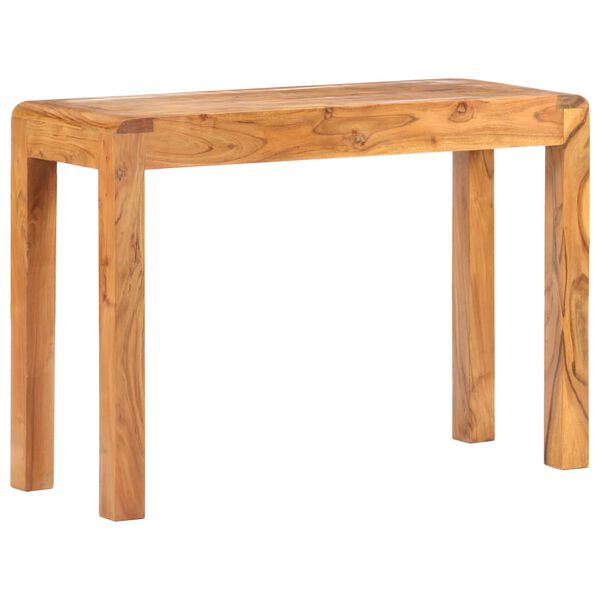 vidaXL Τραπέζι Κονσόλα 110x40x76 εκ. Μασίφ Ξύλο Ακακίας Μελί Φινίρισμα