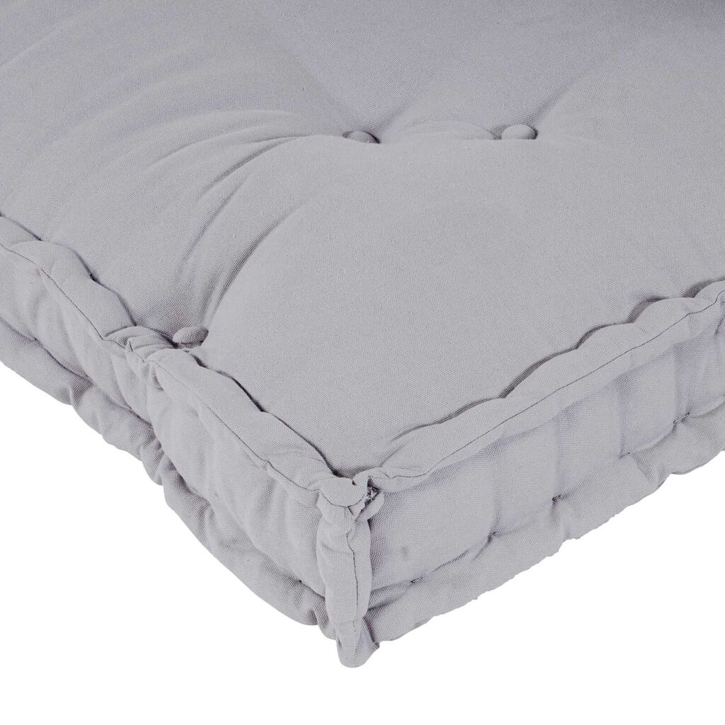 vidaXL Μαξιλάρι Σαλονιού Παλέτας 2 pcs Γκρι Πολυεστέρας