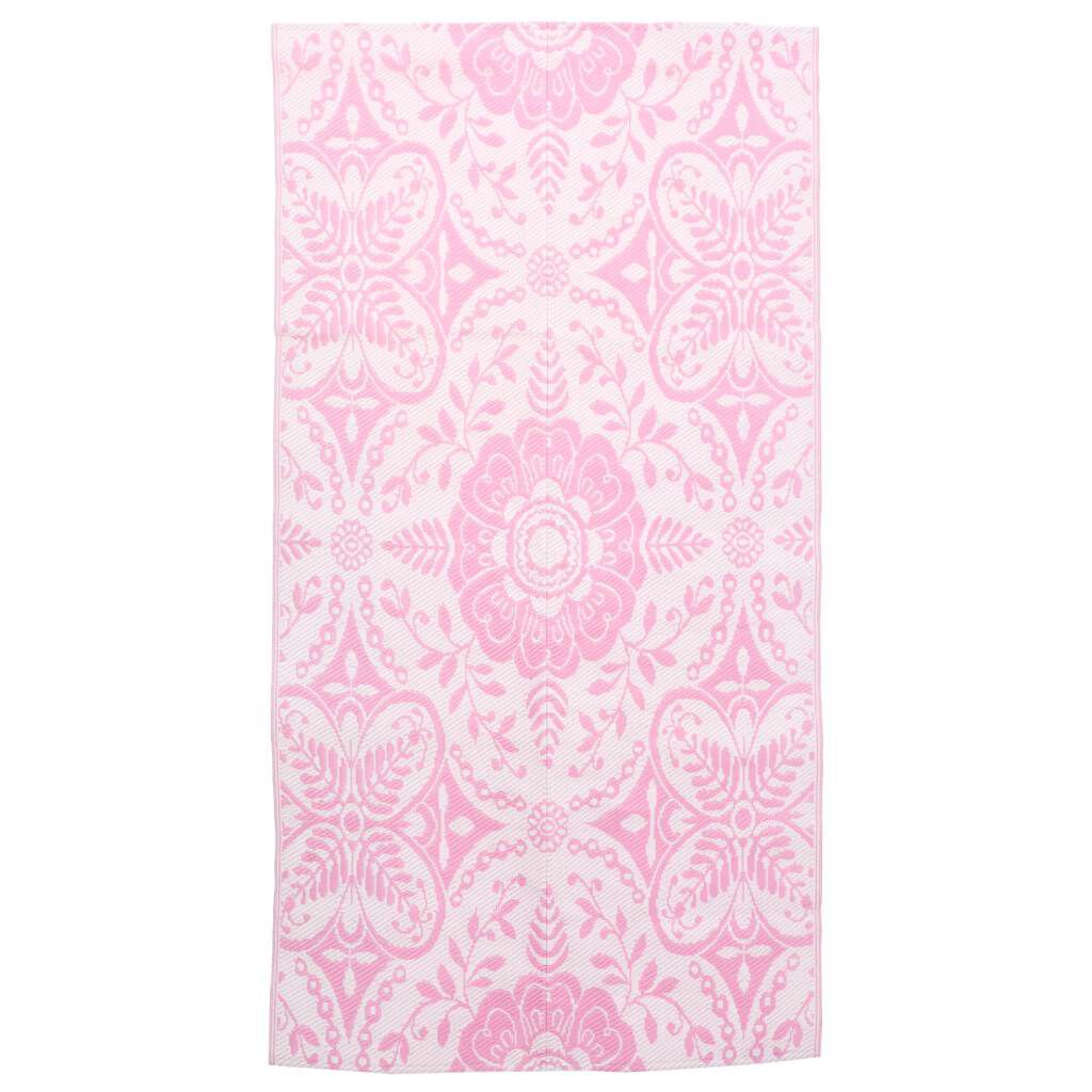 vidaXL Χαλί εξωτερικού χώρου ARAKIL ροζ 120x180 cm PP