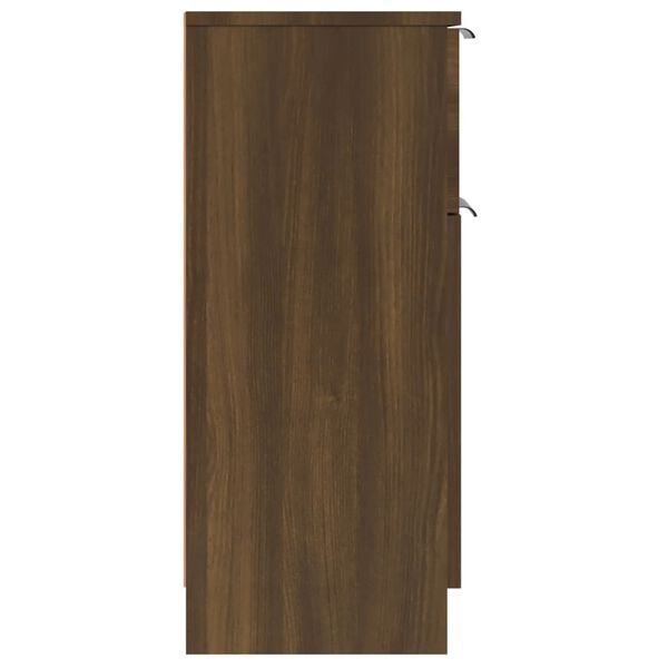 vidaXL Ντουλάπι Καφέ Δρυς 30 x 30 x 70 εκ. από Επεξεργασμένο Ξύλο