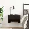 vidaXL Κομοδίνο Μαύρη δρυς 46 x 29.5 x 30 εκ. Επεξεργασμένο ξύλο