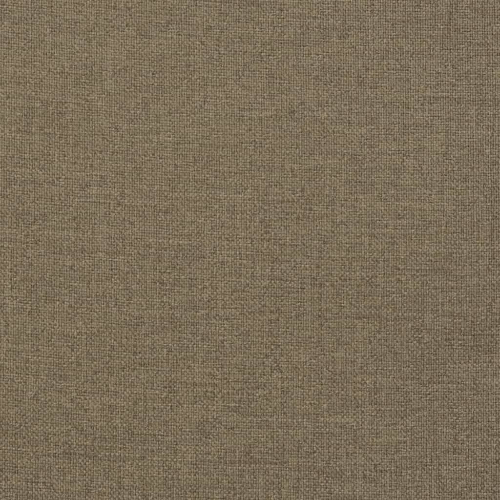 vidaXL Μαξιλάρια Πάγκου Κήπου 2 τεμ. Taupe Μελανζέ 100x50x7 εκ. Ύφ.