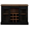 vidaXL Sideboard HALDEN 2 &sigma;&upsilon;&rho;ό&mu;&epsilon;&nu;&epsilon;&sigmaf; &pi;ό&rho;&tau;&epsilon;&sigmaf; &mu;&alpha;ύ&rho;&omicron; 112x40x80 cm