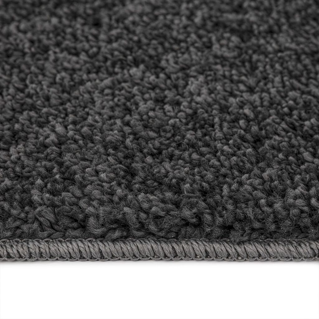 vidaXL Χαλιά Shaggy με Λατέξ Στην Πίσω Όψη Σκούρο Γκρί 240x340 εκ