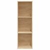 vidaXL Βιβλιοθήκη/Έπιπλο TV Sonoma Δρυς 36x30x114 εκ. από Μοριοσανίδα