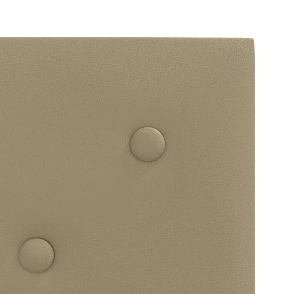 vidaXL Πάνελ Τοίχου 12 τεμ. Καπουτσίνο 30 x 30 εκ. 1,08 μ² Συνθ. Δέρμα