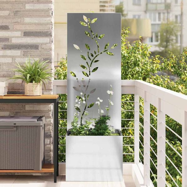 vidaXL &Omicron;&theta;ό&nu;&eta; &Iota;&delta;&iota;&omega;&tau;&iota;&kappa;ό&tau;&eta;&tau;&alpha;&sigmaf; &Kappa;ή&pi;&omicron;&upsilon; Floral &Alpha;&sigma;&eta;&mu;ί 50 x 32 x 150 &epsilon;&kappa;