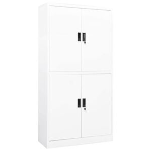 vidaXL &Nu;&tau;&omicron;&upsilon;&lambda;ά&pi;&alpha; &Gamma;&rho;&alpha;&phi;&epsilon;ί&omicron;&upsilon; 90 x 40 x 180 &epsilon;&kappa;. &Lambda;&epsilon;&upsilon;&kappa;ή &Alpha;&tau;&sigma;ά&lambda;&iota;&nu;&eta;