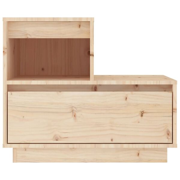 vidaXL Κομοδίνα 2 τεμ. 60 x 34 x 51 εκ. από Μασίφ Ξύλο Πεύκου