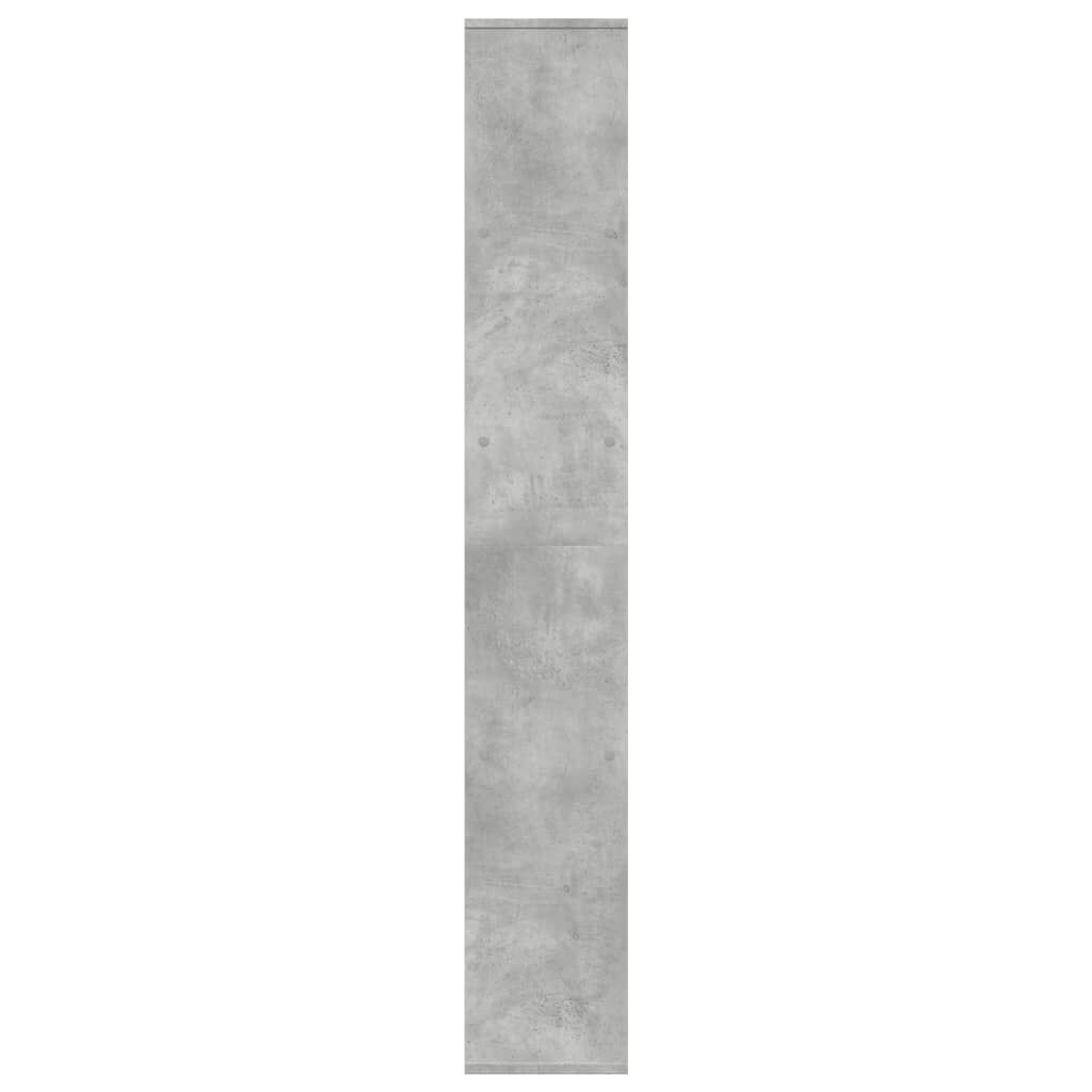 vidaXL Βιβλιοθήκη/Διαχωριστικό Χώρου Γκρι 67x25x161,5 εκ. Επεξ. Ξύλο