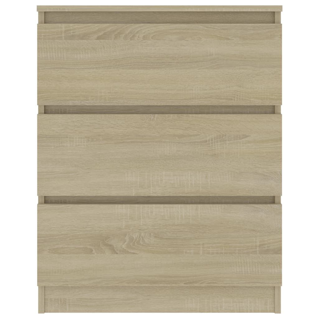 vidaXL Συρταριέρα Sonoma Δρυς 60 x 35 x 76 εκ. Επεξεργασμένο Ξύλο