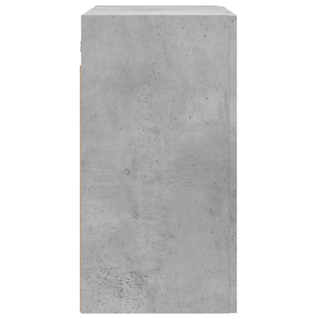 vidaXL Ντουλάπι Τοίχου Γκρι Σκυροδέματος 60x31x60 εκ. Επεξεργ. Ξύλο