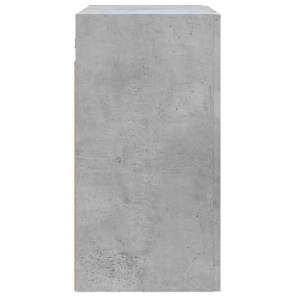 vidaXL Ντουλάπι Τοίχου Γκρι Σκυροδέματος 60x31x60 εκ. Επεξεργ. Ξύλο